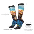 thumbnail image 4 of Balery Colorful Underwater Sea Turtle Calcetines novedosos Calcetines deportivos Calcetines hasta la rodilla Calcetines de algodón Calcetines originales y geniales, 4 of 6