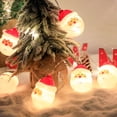 thumbnail image 4 of 2023 NUEVA Cadena de luces LED de 2 m y 3 m con forma de Papá Noel, caja de batería, luces decorativas para árbol de Navidad, venta al por mayor, 4 of 5