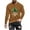 Brown, variant on biudgviw Men's St.Patrick's Day Shirt Festival Print Soft Long Sleeve Graphic Tees Oversized Casual Crewneck Workout Top