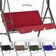 thumbnail image 1 of Swing Seat Canopy Cover 3-seater Outdoor Garden Terrace Waterproof Courtyard Suspension Multi-color, 1 of 5