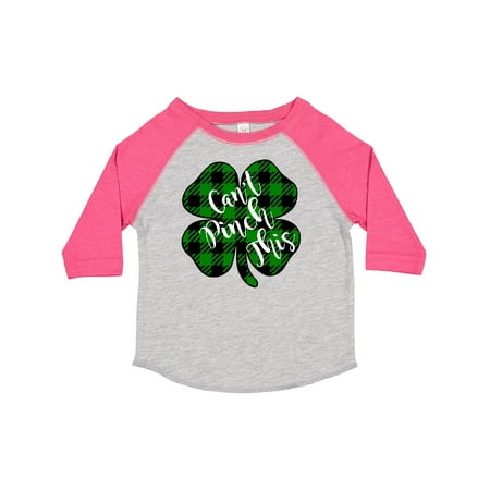 

Inktastic St. Patrick s Day Can t Pinch This Plaid Clover Gift Toddler Boy or Toddler Girl T-Shirt