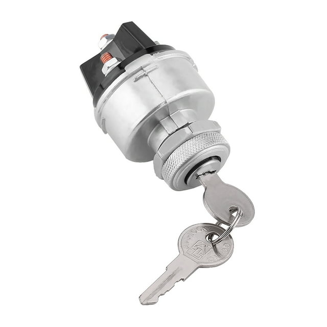 Conjunto de Interruptor de Encendido Universal, Llaves de Seguridad de Bloqueo de Metal Resistente para Coche, Camión y Remolque