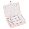 thumbnail image 1 of Estuche de viaje jinwen organizador de joyero de cuero PU para Mujer, 1 of 8