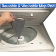 thumbnail image 6 of 4 Reusable Microfiber Mop Pads Compatible with 360 Self Wringing Floor Cleaning Mop - Washable Micorfiber Cloth Pads for Wet or Dry Cleaning on Hardwood, Tile, Laminate, and More, 6 of 7