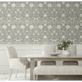 thumbnail image 5 of NextWall  Honeysuckle Trail Peel and Stick Wallpaper 20.9 in. W x 18 ft. L - Daydream Grey, 5 of 9