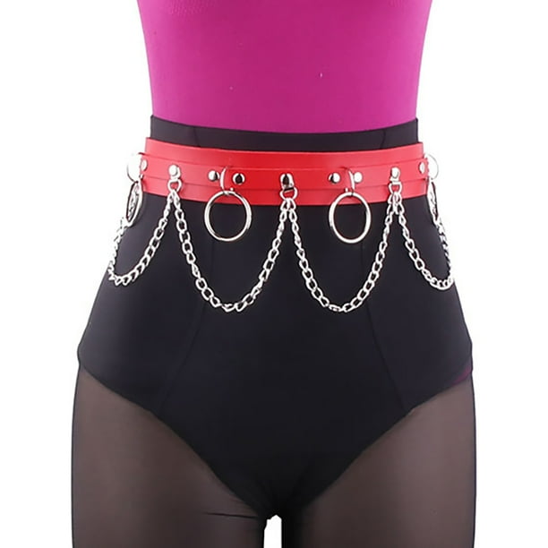 Waist Chain Belt Punk O Ring Faux Leather Belly Chain Harness Body Jewelry Belt Walmart Com Waist Chain Belt Punk O Ring Faux Leather Belly Chain Harness Body Jewelry Belt Walmart Com