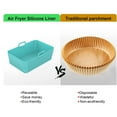 thumbnail image 4 of YAOMOBB Fryer Silicone Bakeware Multifunctional Rectangular Baking Silicone Plate Non food Grade Fryer Liner for Kitchen Gadgets, 4 of 7