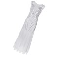 thumbnail image 3 of Vestido de Noche Elegante para Mujer Vestido de Novia de Lentejuelas de Malla de Encaje Sin Espalda Vestido de Fiesta de Sirena Largo XXL Baoblaze Vestido de noche de las mujeres, 3 of 8