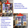 thumbnail image 3 of 216 Pcs People Stickers for Journaling Scrapbooking,Urban Scrapbook Sticker for Junk Journal Supplies Kit, 3 of 7