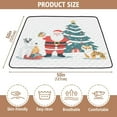 thumbnail image 4 of WOBOGO Santa Claus Baby Playmats Extra Large Waterproof Rollable Activity Pads for Toddlers 50×50inch, 4 of 7