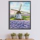 thumbnail image 4 of Diamond Painting 5D DIY Full Round Drill Lavanda Molino Decoración (V4743) Hugtrwg Para estrenar, 4 of 9