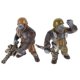 thumbnail image 1 of Chimpanzee Animal Model Plastic Figurine for Decor 2Pcs Brown Set, 1 of 5