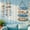 A(2pcs), variant on 2 Pcs Blue Beach Bathroom Wall Art, 2.8" x 10" Blue Coastal Wooden Sign with Inspirational Quotes, Seaside Decor for Home & Bathroom
