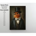 thumbnail image 2 of Victorian Robin in Suit Poster Dark Academia Art Victorian Art Whimsical Decor Antique Bird Illustration Vintage Wall Art Rustic Aesthetic Poster Unframed, 2 of 3