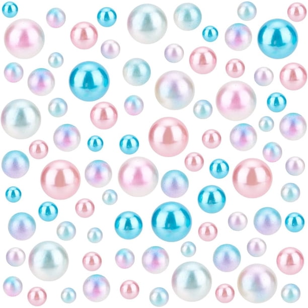 210 perlas flotantes Candyland sin agujeros, para rellenar jarrones, de 10/14/20 mm, para velas