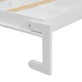 thumbnail image 3 of Noble House Rowena Queen Murphy Bed with Storage Shelves and Louvered Door Design, Wall Bed Cabinet, White, 3 of 14