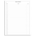 thumbnail image 4 of Bookfactory Cuaderno Para Tomar Notas/Cuaderno Para Tomar Notas Para Estudiantes, Cuaderno Sin Carbón, 50 Juegos De Páginas De 8 1/2" X 11" - 100 Hojas En Total - [Encuadernado Con Alambre] (Log-050-7, 4 of 5