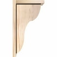 thumbnail image 3 of 7 1/2"W x 10"D x 18"H Carmel Smooth Corbel w/Backplate, Douglas Fir, 3 of 9