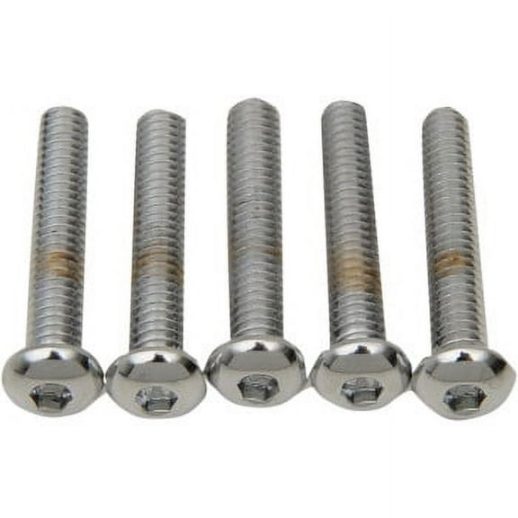 Drag Specialties DS192321 Button-Head Bolts - 1/4in.-20 x 1 1/2in.