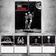 thumbnail image 3 of Calendario colgante de la pared con obra de arte Punk 2022 Regalo de año nuevo Regalo interior Sala de estar Arte Colección de decoración Planeamiento Favor sidaley HA012202-00, 3 of 7