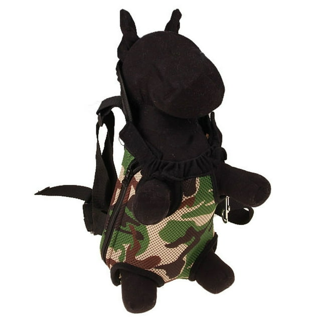 Zeus Outdoor Travel Pet Dog Camouflage Front Chest Breathable Shoulder Bag Backpack