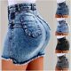 thumbnail image 4 of Ropa de mujer de moda creativa de verano 2019 Falda ajustada de mezclilla de moda sexy elegante estilo europeo americano, 4 of 5