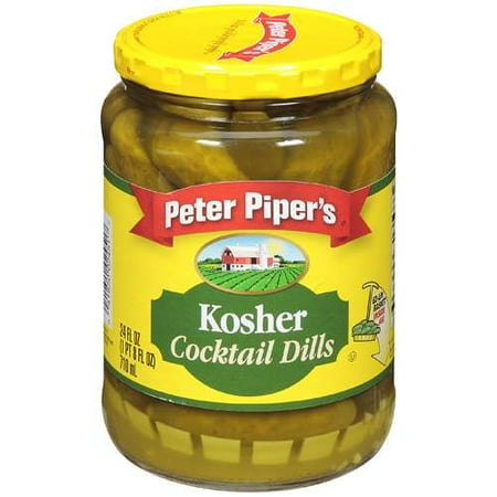 Peter Piper's: Cocktail Dills Kosher, 24 fl oz