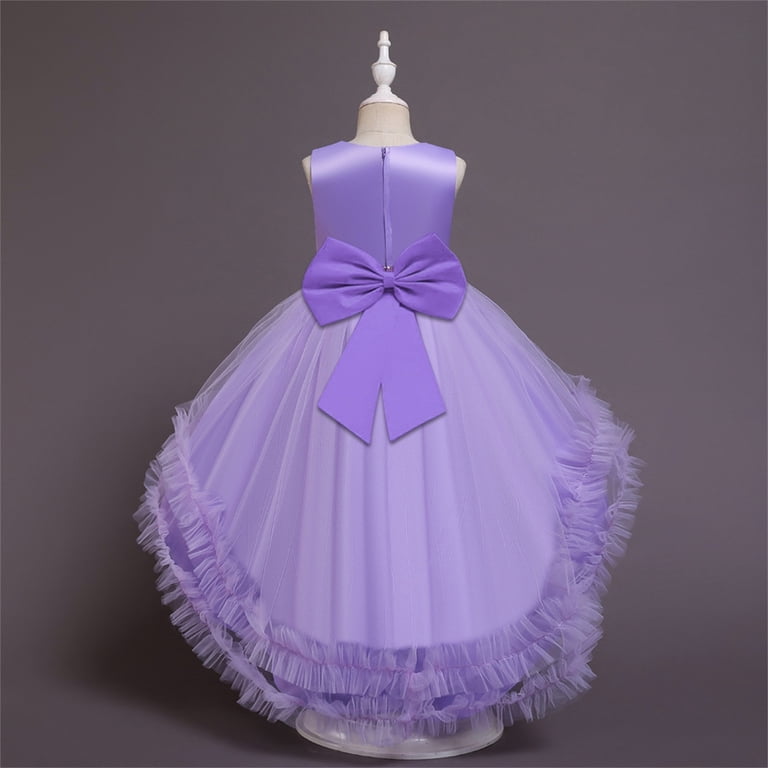 LNMQLPDBS Black Funeral Dress Boho Dress Black Elegant Dress 10 Year Old  Boy Gifts Girl Clothes Size 6 Clothes Teen Girls Thanksgiving Party 11  Year, Purple 3-4 Years - Walmart.com