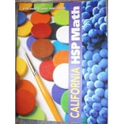 Math, Grade 1: Harcourt School Publishers Math California (Hsp Math 2009)