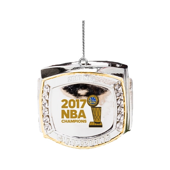 Golden State Warriors 2017 NBA Finals Champions Ring Ornament