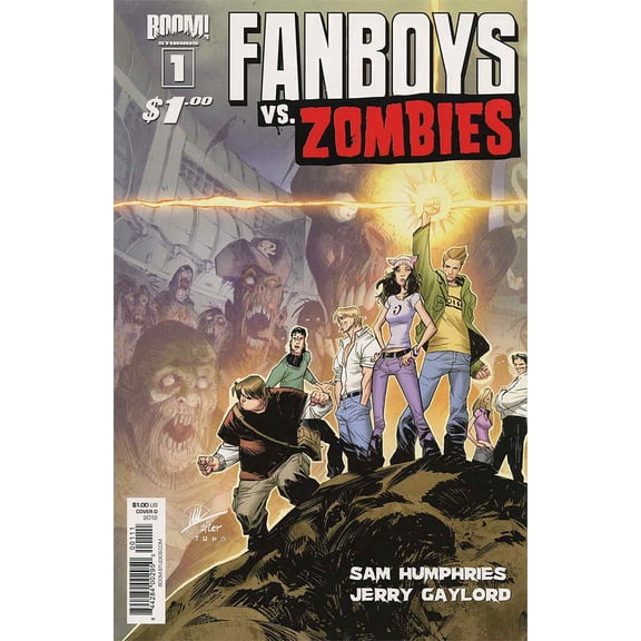 Fanboys Vs. Zombies #1D VF ; Boom! Comic Book