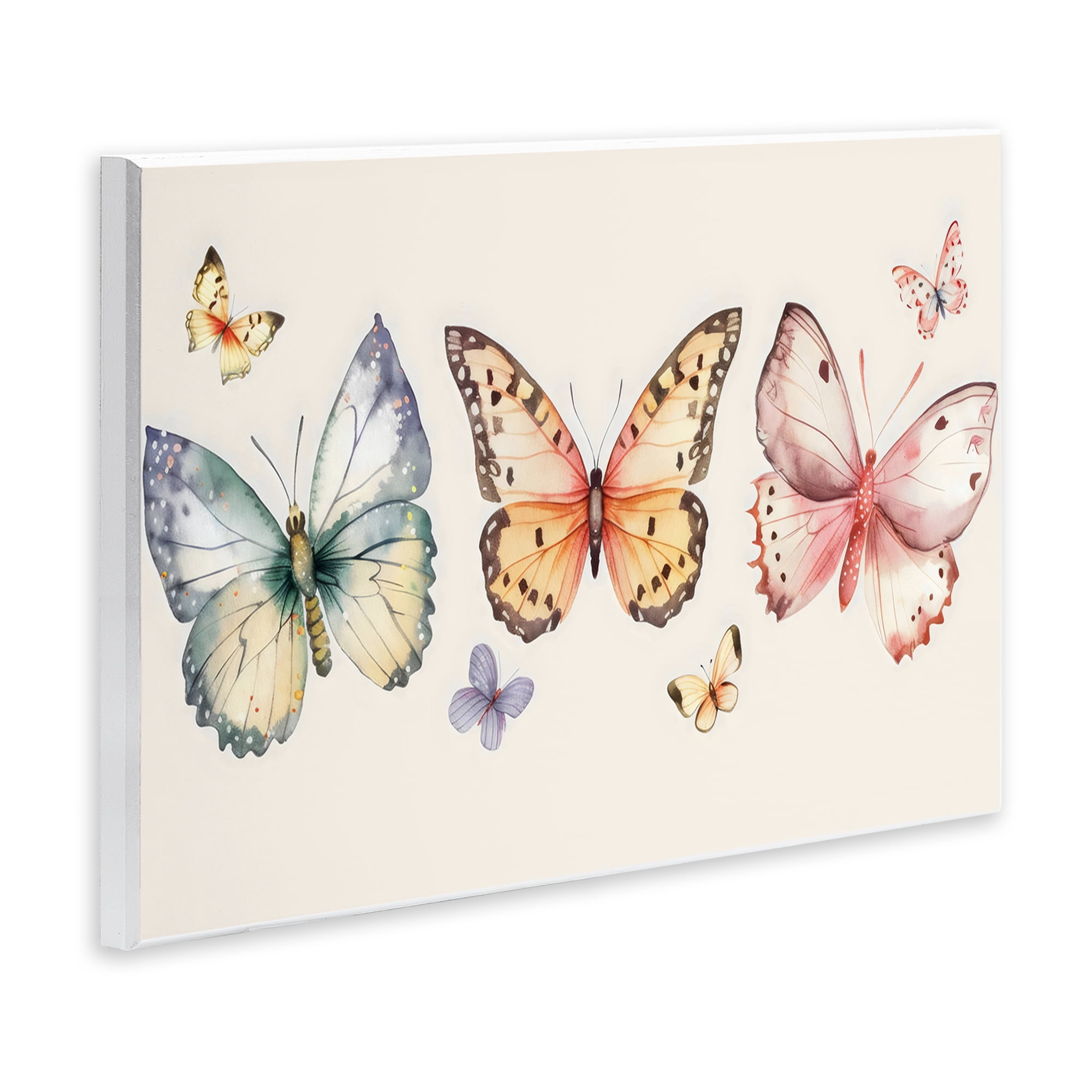 Stupell Industries Graceful Butterfly Trio Wall Plaque Art, design by Creative Studio