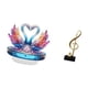 thumbnail image 5 of Escultura de cisne acrílico y figura de nota musical, centro de mesa, adorno de resina creativo para estantería, escritorio de oficina, chimenea, inau, 5 of 8
