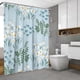 thumbnail image 1 of Home Decor Green Tropical Leaf Bird Rose Flower Plant Landscape Bathroom Curtain White Farmhouse Floral Shower Curtain Shower Curtain-2811 /2025 New S, 1 of 1