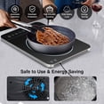thumbnail image 4 of Aobosi Portable Induction Burner Cooktop 1800w Fast Efficient Cooking,Digital Sensor Touch LED Screen Countertop Burner,Electric Stove Cooker 9 Power 10 Temperature Setting With locking functio, 4 of 8