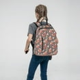 thumbnail image 5 of Naloa Foxes Print Lightweight DayBackpack Suitable for school, work, shopping, travel, etc., 5 of 5