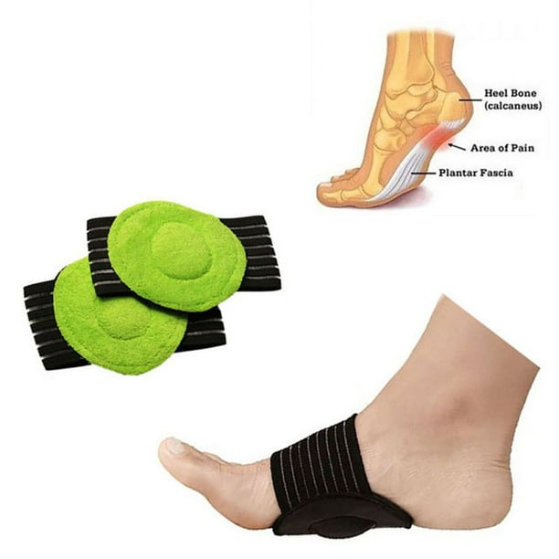 Arch Support Brace (Pair), Plantar Fasciitis Gel Strap for Men and ...
