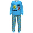 thumbnail image 2 of HUAXUN-Kids Christmas 67 Print Long Sleeve Pajama Set - 67Christmas Pajamas Cozy Holiday Themed Two Piece Loungewear for Kids, Festive Family Sleepwear Outfit Soft Blend Pajamas(Sky Blue,8-9Years), 2 of 6