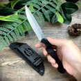 thumbnail image 3 of Sheathed Camping Knife, Low Temperature D2 Blade Steel and Durable G10 Handle, Outdoor Knife for Wilderness Adventure, Camping and Survival, 3 of 10
