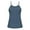 Blue, variant on Tank Top for Women with Built in Bra 2025 Summer Slim Ribbed Camisole Tops Casual Comfy Yoga Workout Padded Shirts