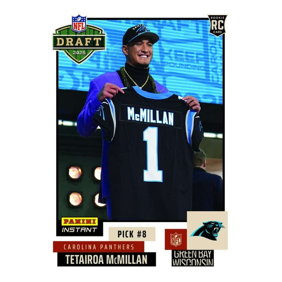 NFL 2025 Instant Draft Night Football   Tetairoa McMillan #9 (Rookie)