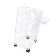thumbnail image 4 of Bolsa de almacenamiento para esterilla de cesto para ropa sucia con ruedas estante de almacenamiento multifunción para gimnasio en casa Macarena, 4 of 8