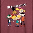 thumbnail image 3 of Hey Arnold! - Group Shot - Women's Lightweight French Terry Long Sleeve Shirt, 3 of 5