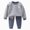 H01-Navy, variant on TOWED22 Baby Boy Clothes Funny Letter Long Sleeve Sweatshirt Pullover Tops Joggers Pants Set Toddler Fall Winter Outfits Size:7-8 Y,Color:Khaki