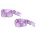 thumbnail image 1 of Unique Bargains Miniature Garden Fence, 35 Inch Long Decorative Picket Fence, Light Purple 2Pack, 1 of 5