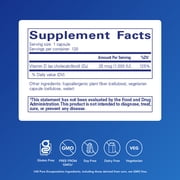 Pure Encapsulations Vitamin D3 25 mcg (1,000 IU) - Supplement to Support Bone, Joint, Breast, Heart, Colon & Immune Health* - With Premium Vitamin D - 120 Capsules