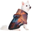 thumbnail image 2 of Balery Starry Sky Meditating Fox Sudadera con Capucha para Perros Pequeños – Ropa para Mascotas, Disfraz para Perros y Gatos, Ideal para Fiestas y Cosplay-Large, 2 of 7