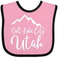 thumbnail image 3 of Inktastic Salt Lake City Utah Boys or Girls Baby Bib, 3 of 4