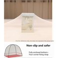 thumbnail image 3 of Mosquito net for bed, portable foldable mosquito net, fine mesh, protection for sleep, suitable for Queen 120200cm A, 3 of 5
