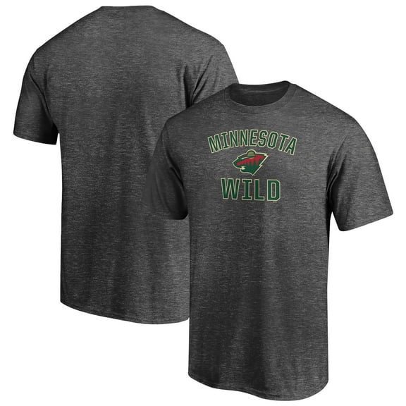 Men's Charcoal Minnesota Wild Victory Arch T-Shirt